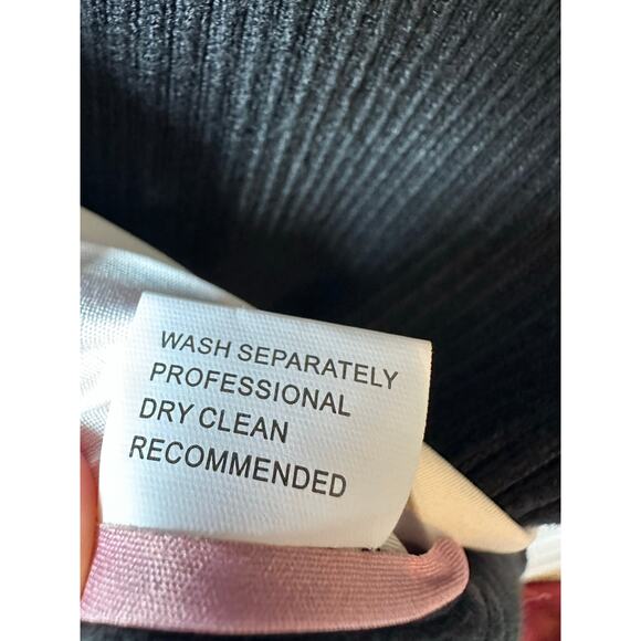 EUC Dalia MacPhee Colorblock Ombré Ribbed Sweater Midi Dress Size M - Picture 6 of 7